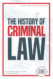 The history of criminal law cover image