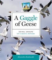 A gaggle of geese : animal groups on lakes & rivers cover image