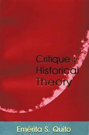 Critique of historical theory cover image