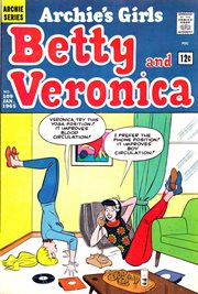 Archie's girls betty & veronica. Issue 109 cover image