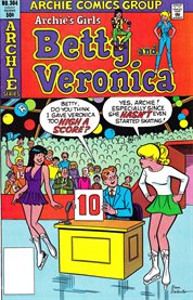 Archie's girls Betty & Veronica. Issue 304 cover image
