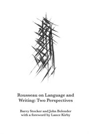 Rousseau on language and writing two perspectives cover image