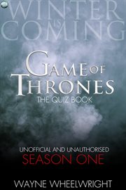 Game of thrones the quiz book. Season one cover image