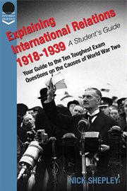Explaining International Relations 1918-1939 cover image