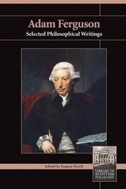 Adam Ferguson : selected philosophical writings cover image