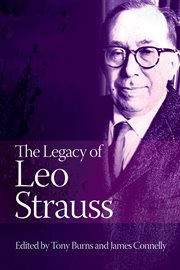 The legacy of Leo Strauss cover image