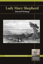 Lady Mary Shepherd : selected writings cover image