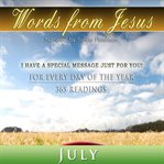 Words from jesus: july cover image
