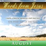 Words from jesus: august cover image