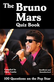 The bruno mars quiz book cover image
