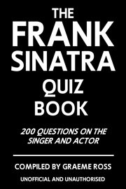 The frank sinatra quiz book cover image