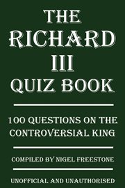 The richard iii quiz book cover image