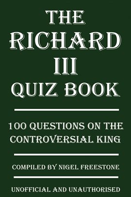 Cover image for The Richard III Quiz Book