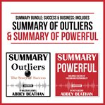 Summary bundle: success & business: includes summary of outliers & summary of powerful cover image