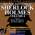 The new adventures of sherlock holmes, volume 4:episode 1: the unfortunate tobacconist episode 2 cover image