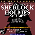 The new adventures of sherlock holmes, volume 29:   episode 1: the submerged nobleman  2: the red cover image