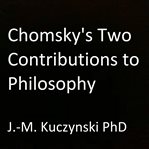 Chomsky's two contributions to philosophy cover image