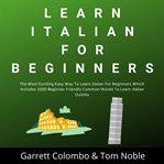 Learn italian for beginners cover image