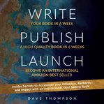 Write publish launch cover image