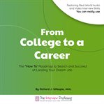 From college to a career cover image