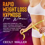 Rapid weight loss hypnosis for women cover image