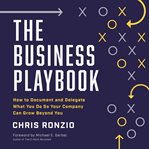 The business playbook cover image