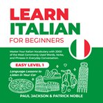 Learn italian for beginners cover image