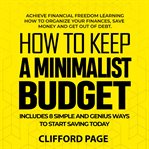 How to keep a minimalist budget cover image