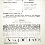 UNITED STATES VS. JOEL DAVIS cover image