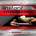 INSTANT SPEED READING cover image
