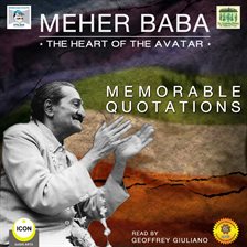 Cover image for Meher Baba