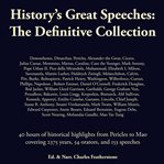 History's Great Speeches: The Definitive Collection cover image