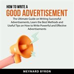 How to write a good advertisement cover image