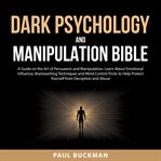 Dark psychology and manipulation bible cover image
