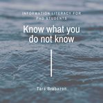 Know what you do not know cover image