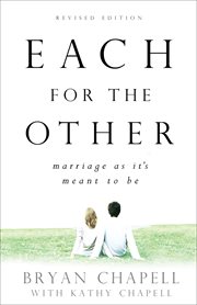 Each for the Other: Marriage as It's Meant to Be cover image