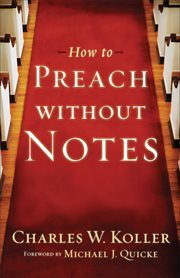 How to Preach without Notes cover image