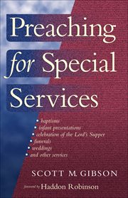 Preaching for Special Services cover image