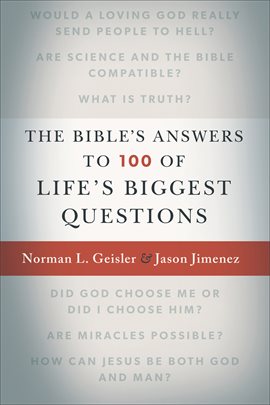 Cover image for The Bible's Answers to 100 of Life's Biggest Questions