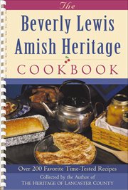 The Beverly Lewis Amish heritage cookbook cover image