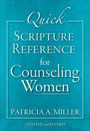 Quick scripture reference for counseling women cover image