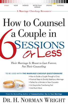 Cover image for How to Counsel a Couple in 6 Sessions or Less