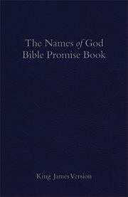 The KJV names of God Bible promise book cover image