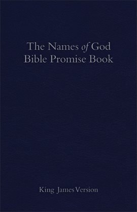 Cover image for The KJV Names of God Bible Promise Book, Blue Imitation Leather