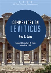 Commentary on leviticus : from the baker illustrated bible commentary cover image