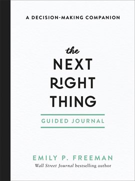 Cover image for The Next Right Thing Guided Journal