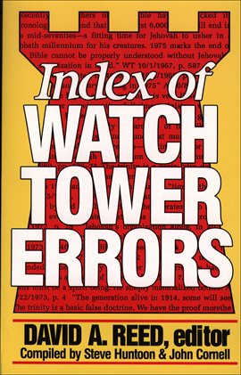 Cover image for Index of Watchtower Errors 1879 to 1989