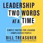 Leadership two words at a time cover image