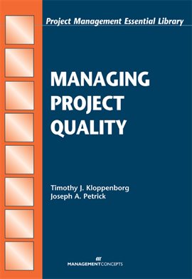 Image de couverture de Managing Project Quality