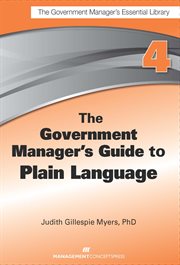 The government manager's guide to plain language cover image
